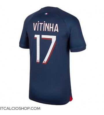 Paris Saint-Germain Vitinha Ferreira #17 Prima Maglia 2023-24 Manica Corta